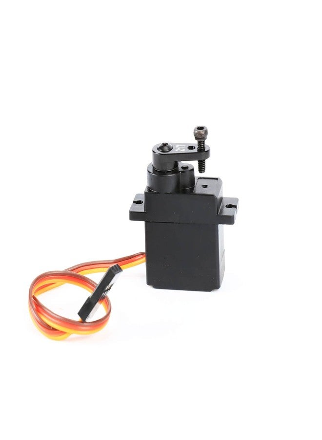 RCAWD 1.2 kg Higher Torque Micro Metal Gear Servo Set & Servo Arm for ARRMA Mojave Typhon Granite Grom & Losi n Upgrades for Spektrum #SPMSSX110 Black - Image 1